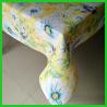 Buy cheap Colorful flower printed 190gsm polyester woven fabrics table decrational table cloths from wholesalers