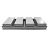 Buy cheap 3 slotted non-stick Alumminum steel baking loaf pan 3 straps bread loaf pan baking tray bread molding bread baking toast box from wholesalers