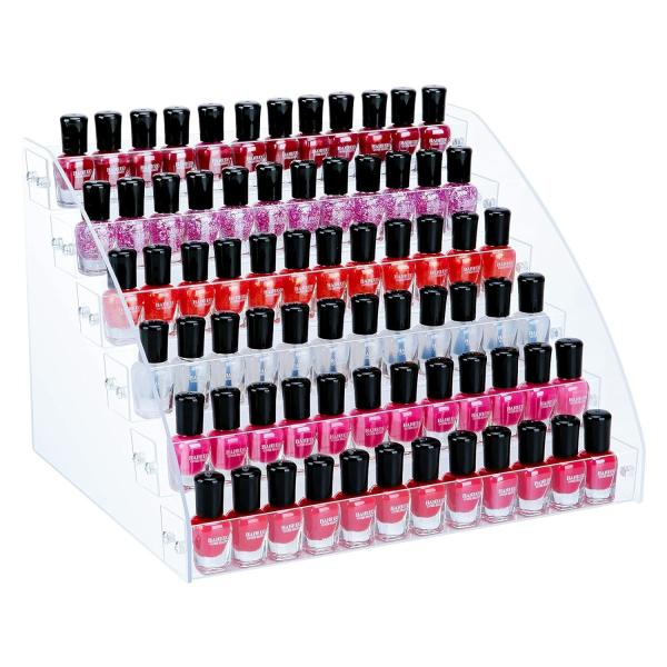 Buy cheap 6 Layers Acrylic Storage Rack For Nail Polish Organizing Eyeglasses Essential Oils from wholesalers