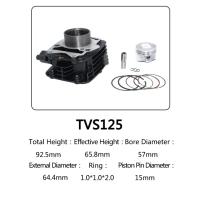 Buy cheap Indian Model TVS 125 Motorcycle Big Bore Cylinder Kits With Anti Corrosion product
