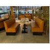 Buy cheap Restaurant Couch, Booth Sofa, PU Leather Upholstery, High Density Foam, HPL Wooden Base, Club Couch, Hotel, Button Couch from wholesalers