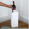 Buy cheap White Paper Wrapping Bags Wine Bags With Handles Bulk Paper Gift Bags Kraft Bags Retail Bags Party Bags from wholesalers