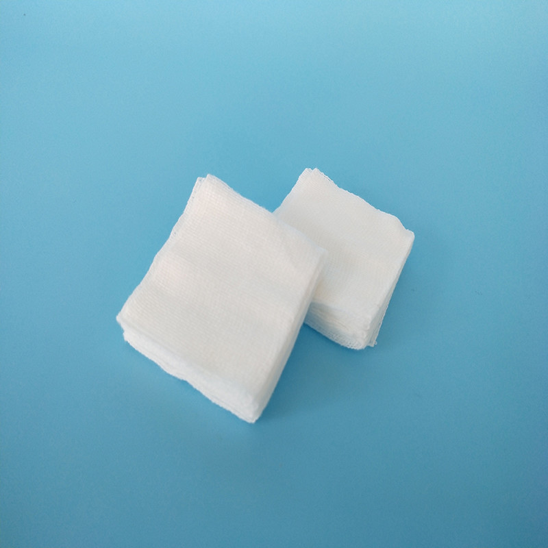 10x10 8 Ply Facial Ultrasonic Sterile Gauze Swabs OEM For Hospital Medical