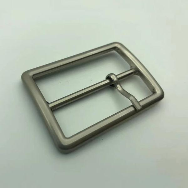 Buy cheap Dark Silver Grey Needlepoint Belt Buckle 20.8x20.8mm 26x22mm from wholesalers