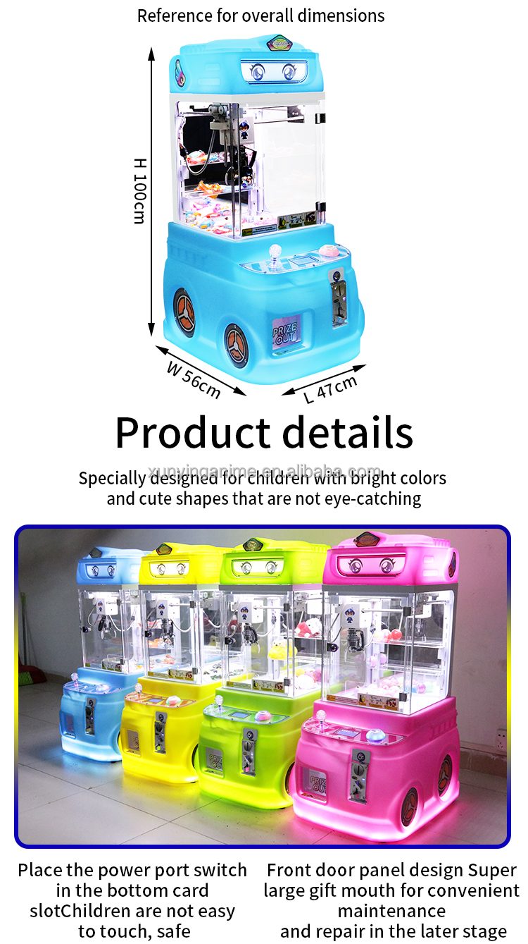 Arcade Gift Prizes Vending Squishy Claw Machine Mini Toy Egg Vending Machine