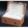 Buy cheap Huge Capacity Multiple Watch Box , Brown PU Leather Watch Jewelry Box from wholesalers