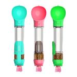 4 In 1 500ml Dog Travel Water Bottles Leak Proof Dog Water Food Dispenser