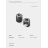Buy cheap Black Nickel Plated Cam Lock Fitting Connector Adjustable For Knockdown Furniture from wholesalers