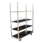 Metal Mesh Flower Trolley Size Hot Dip Galvanizing Not Easy Rust Nobler