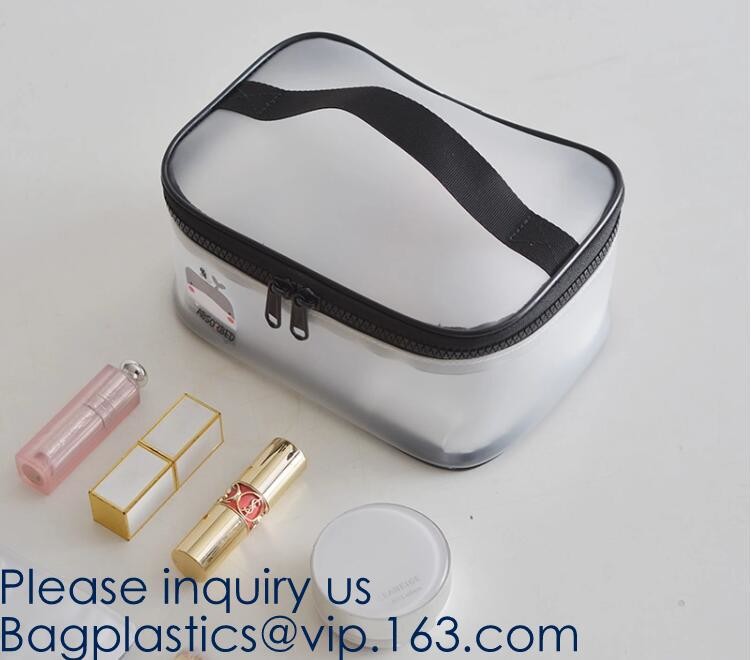 Hanger bags, Clothes Underwear, Large Clear Makeup Bag Toiletry Cosmetic Organizer Bag Portable Travel Toiletry Tote Bag