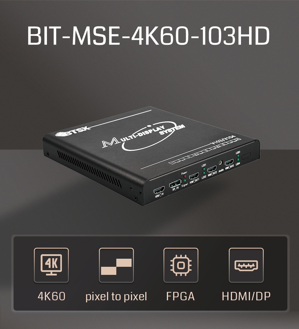 FPGA Powered 4K Multi Display Controller BIT-MSE-4K60-103HD