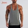 Buy cheap 95% Cotton Mens Sleeveless T Shirt Regular Fit Casual Sportwear from wholesalers
