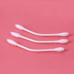 Ethical Pure Tiny Cotton Swabs Plastic Sticks Long Handled For Cleaning Ears