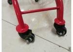 Kids Model Supermarket Shopping Cart / Red Color Shopping Trolley For Kids