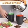 Buy cheap Restaurant 16 Ounce Ceramic Coffee Cups Multicolor For Coffee Tea Cappuccino from wholesalers
