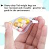 Buy cheap 5/10/20pcs Pill Pouch Bags Zippered Reusable Clear Self Sealing Travel Medicine Storage from wholesalers