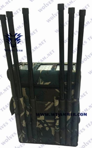 Buy cheap 6 Bands 100 Meters 80W RF Manpack Jammer For Military Units from wholesalers