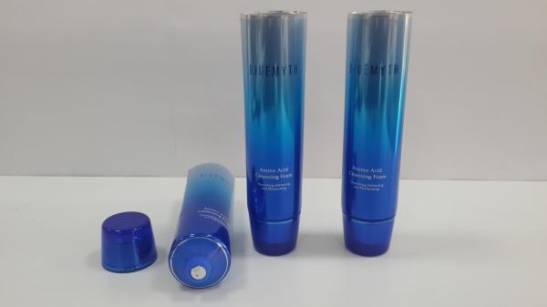 Buy cheap 100G Flexible Tube Packaging For Cleaning Foam , Shiny Metal Gradually Changing Color from wholesalers