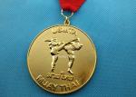 Gymnastics Metal Die Cast Medals , Zinc Alloy Custom Gold Medals