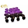 Buy cheap 55 CM Body Wave Ombre Purple Hair Extensions Machine Weft for sale - 22" Body Wave Ombre Hair Weft Extension for Sale from wholesalers