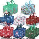 Christmas Gift Bags,Christmas Tote Bags With Handles, Christmas Treat Bags,