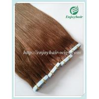 Buy cheap Tape Hair extension 16"-28"L,100s/pack 30# color Straight malaysian virgin hair product