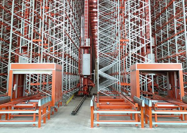 Buy cheap Heavy Duty Automatic Storage Warehouse Hoister Steel Powder Coating Rack from wholesalers