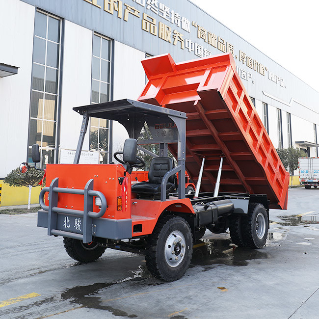 12ton 4x2 Tunnel Underground Transporter Mining Dumper Truck With Wheels