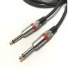 Buy cheap Angle To Straight Electric Guitar Cable 10FT/30FT Black Braided 6.35mm 1/4 Inch from wholesalers