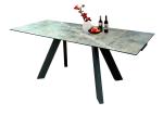 Buy cheap 3D Printed Tempered Glass Dining Table 2.1 Meter Heat Resistant For 10 Seats from wholesalers