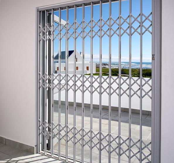 Buy cheap Sliding Aluminium Burglar Trellis Door High Grade 6063 Alloy Aluminium Profiles from wholesalers