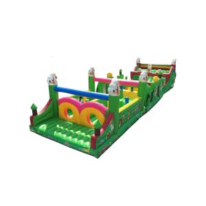 Kids' Inflatable Amusement: Fun - Filled Obstacle Track Playtime Essential