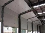 Security Steel Insulated Sectional Doors Modern Electric / Manual Operation