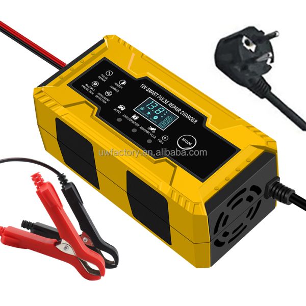 Electric Vehicle 12V 150Ah 12v15A 20A 30A Automatic 7Stage Car Battery Charger for Lead Acid Batteries