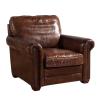 Buy cheap Three Seater Leather Couch 211cm Vintage Leather Sofas European Style from wholesalers
