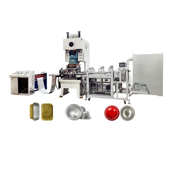 Buy cheap 11KW High Safety Level Automatic Aluminum Foil Container Making Machine for Food Tray from wholesalers