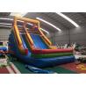 Buy cheap Colorful Playground Bounce House Water Slide UV Protection Oil Layer from wholesalers