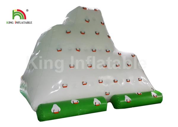 Commercial Heat Seal PVC Inflatable Water Toy / Floating Iceberg For Entertainme