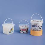Sample Supplied Plastic Bucket Storage 280ml 500ml 1000ml Food Grade Color