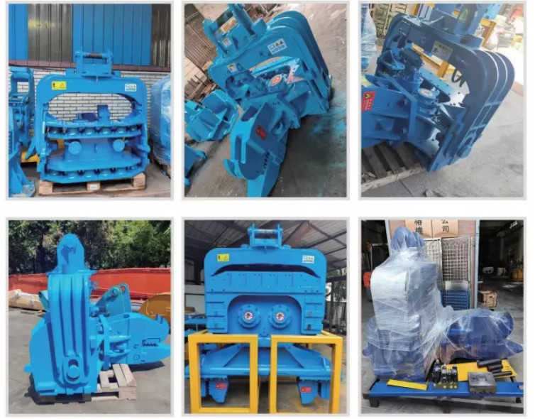 20-25 Ton Excavator Mounted Vibratory Hammer Sheet Pile Hammer