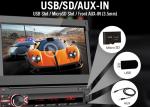 Video Single Din Car Stereo 6RCA Rear Camera Retractable Single Din Touch Screen
