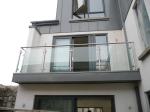 12mm Tempered Glass Interior Stair Railings Stainless Steel Balcony Balustrade
