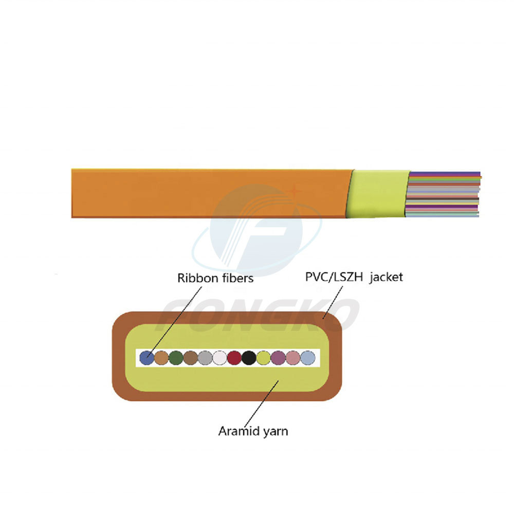 MPO-12 To SC LC Break Out Pigtail Patch Cord Fiber Optic FanOut Cable