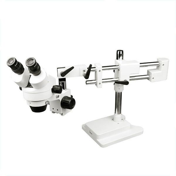 Buy cheap Dual View Head Stereo Binocular Microscope Double Arm With Boom Stand from wholesalers