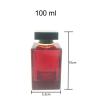 Buy cheap 100ml Elegant Square Perfume Bottle, Glass Bottle, Spray, Sub Packaging, Bayonet, Empty Bottle from wholesalers