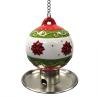 Buy cheap Outdoor Ceramic Christmas Ball Metal Bird Feeder With Plated Stamping Iron Food Plate from wholesalers