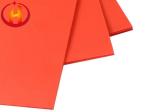 Red Wear Resisting 3mm PP Corrugated Plastic Sheets Fireproof