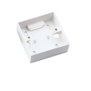 Buy cheap White Or Ivory Fiber Optic Faceplate , ABS / PC Material 2 Port Faceplate 86 * 86 from wholesalers
