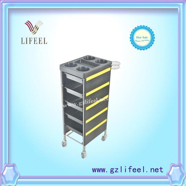 Buy cheap fashional beauty salon furniture Professional Plastic Hair Salon Trolley from wholesalers