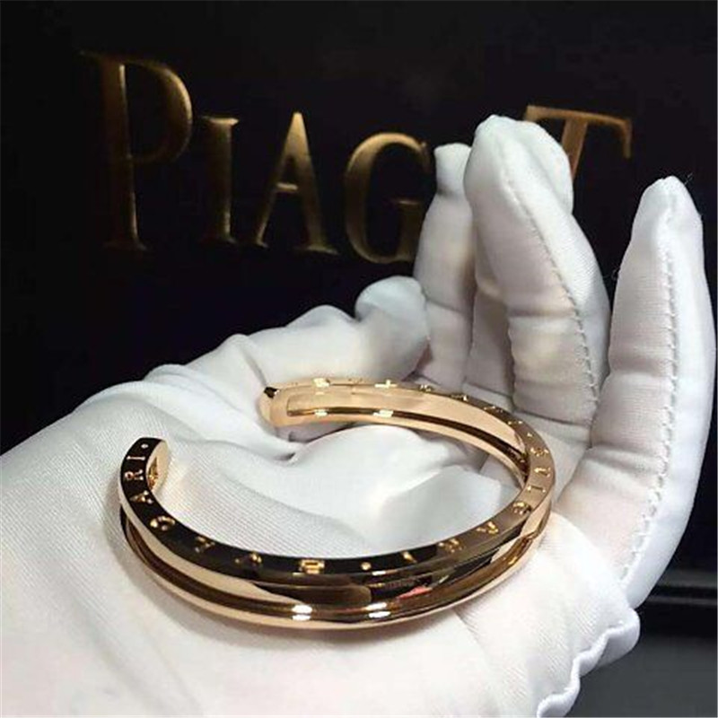 Really high quality, low price jewelry Bi logo gold Bracelet 18k gold white gold yellow gold rose gold Bracelet